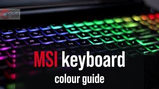 How to change MSI laptop's keyboard colour? | Candid.Technology