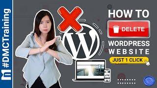 How To Delete Wordpress Website and Start Over 【Four Clicks】