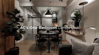 AC’s One-Bedroom Condo Unit | A 48 sqm Japandi-Industrial Condo Unit in Pasig City.