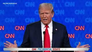 WATCH: Trump delivers closing statement at CNN Presidential Debate