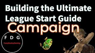 How to League Start ele Bows - Campaign Overview - Ultimate League Start Guide Part 1 POE 3.19