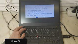 Lenovo Thinkpad T480 - How to access BIOS setup and Boot Menu