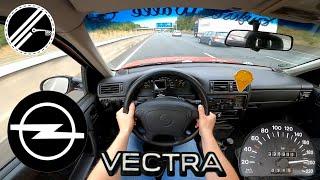 Opel Vectra A 1.6 i 75 PS Top Speed Drive On German Autobahn With No Speed Limit POV