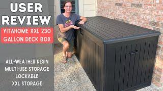 Storage Solution Solved! YITAHOME XXL 230 Gallon Deck Box