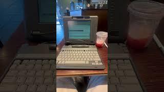 30 Year Old Computer in a Starbucks.