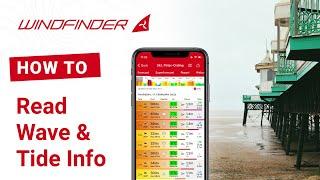 Read wave & tide forecasts | HowTo | Windfinder App