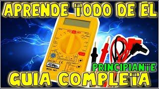 MULTIMETER FOR BEGINNERS || VOLTMETER || AMMETER || TESTER || TUTORIAL