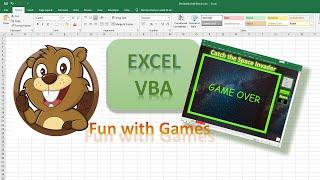 Catch the Space Invader - Excel VBA (Macros)