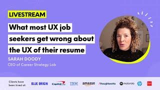 What most UX job seekers get wrong about the UX of their resume (+ what to do instead)