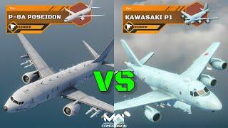 P-8A Poseidon VS Kawasaki P-1 | Epic Bombers Comparison | Modern Warships