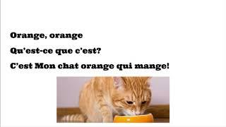La couleur orange : Un poème : French Kinder TV