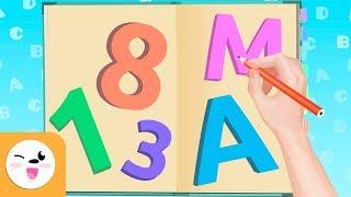 Learning to write - Numbers and letters for kids