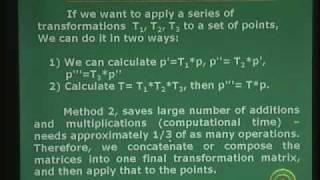 Lecture - 7 Transformations in 2D