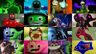 Garten of Banban 1-7 - All JUMPSCARES AND BOSSES from Every Game