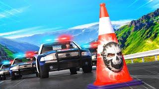 Annoying Cops with Prop Car in GTA 5 RP