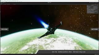 Frontiers Reach - Open world test with Space Graphics Toolkit