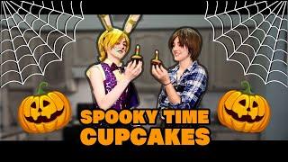Two unstable dads wear sexy Halloween costumes and try making cupcakes | Glitchtrap & Henry cosplays