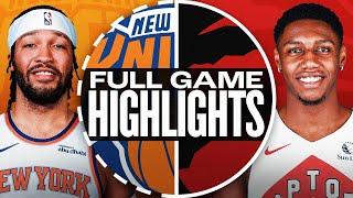 Game Recap: Knicks 113, Raptors 108