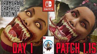 Mortal Kombat 1 for Nintendo Switch - DAY 1 vs Patch 1.15 | FRAMERATE, GRAPHICS and LOADING TIMES