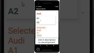 Shorts Dependent spinners in android | 2 dependent spinners | 3 dependent spinners | auto slection