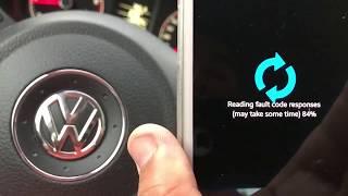 VW Jetta -  "Fault Code" Checking using OBD tester