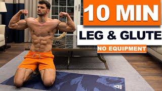 10 Min Perfect Leg and Glute Workout No Equipment  // The Most Effective!  | velikaans
