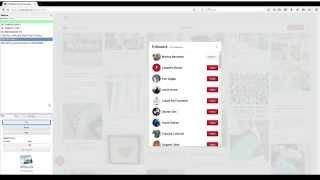 Pinterest Auto Follow iMacro Script