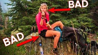 My Worst Thru-hiking Habits