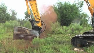 Excavator mulchers - Land clearing equipment - Forestry mulcher - DENISCIMAF.com