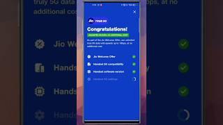 Activate Jio True 5G in Mobile Phone  Jio Welcome Offer Free Unlimited 5G Data  #shorts