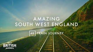 Stunning South West England Train Journey | Relaxing Devon 4K Drivers View | Exeter - Paignton