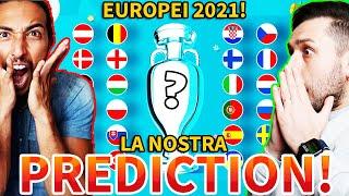 La NOSTRA PREDICTION‼️ Chi VINCERÀ gli EUROPEI EURO 2021⁉️