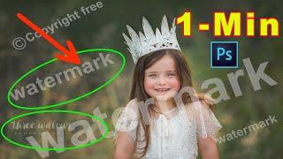 Best Way REMOVE WATERMARK from Photo or Remove Anything in Photoshop Tutorial