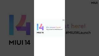 MIUI 14 Release In India | #shorts