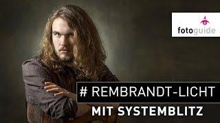 # Rembrandt-Licht mit Systemblitz | Portrait Shooting Tutorial