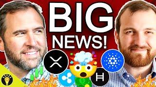 HUGE ALTCOIN NEWS! RIPPLE XRP CARDANO TEAM UP & HBAR SPOT ETF!