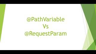 Difference between @RequestParam vs @PathVariable in REST API | #restapi