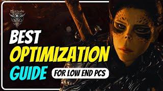 Baldur's Gate 3: Best OPTIMIZATION GUIDE for Low-End PC || BEST PC Settings || BOOST FPS