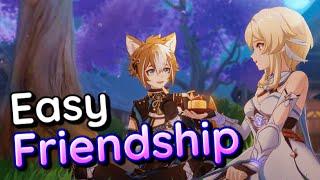 Best & Fastest Way to Farm Friendship (Random Events) - Genshin Impact Tips