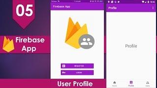 Firebase Social Media App - 05 Setup User Profile