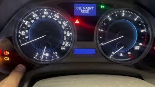 Lexus IS Service Light Reset