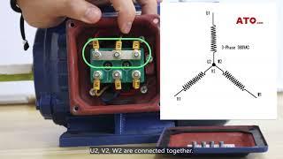 Induction motor Wye(star) connection changed to Delta connection