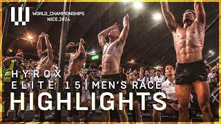 A NEW WORLD CHAMPION!  | HYROX ELITE 15 Men's Highlights | The World Series of Fitness Racing