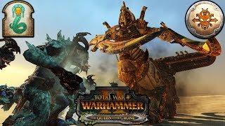 CLASH OF TITANS 2V2 - Tomb Kings vs. Norsca - Total War Warhammer 2 Gameplay