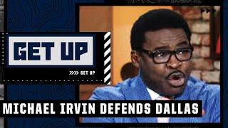 Michael Irvin enters the Get Up set & IMMEDIATELY defends the Cowboys' loss to the Eagles 