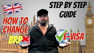 How to change BRP to E- Visa | Step by Step guide | UK updates | #uk #tamil  #london