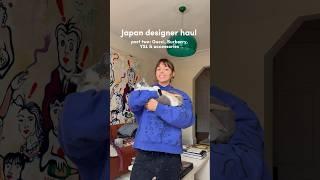 Japan Designer Haul (part two) #japanfashion #japantravel #fashionshorts