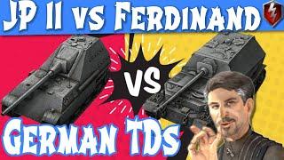 JPanther II vs Ferdinand WOT Blitz Tank Comparison | @Littlefinger on World of Tanks Blitz