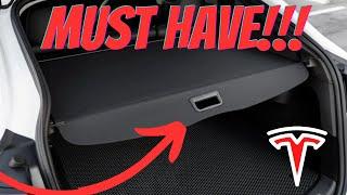 NEW Retractable Cargo Cover for Tesla Model Y / Full Install and Review! EVBASE