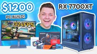 Best VALUE $1200 Gaming PC Build!  [1440p Build Guide w/ Benchmarks]